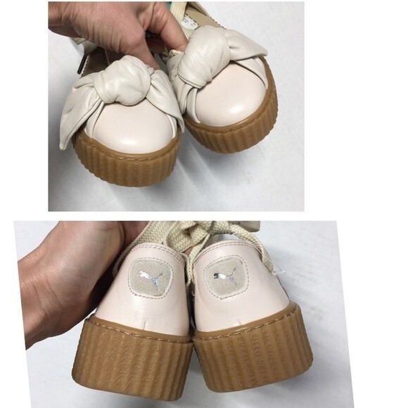FENTY x PUMA Bow Creeper Sandal Pink Oatmeal 5.5 NWOB - Picture 7 of 8